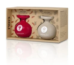 Extra vierge olijfolie met chili en look 2 x 80ml