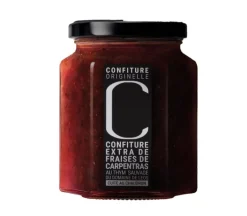 Fijne confituur van Carpentras-aardbeien met wilde tijm 323 g