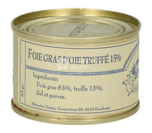 Foie gras van ganzen met truffel 65 g