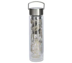Glazen theefles On-The-Go met filter - Tropical Summer