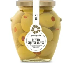 Groene olijven met paprika 300 g