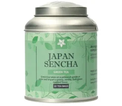 Japan Sencha Fukujyu theebuiltjes in blik - 10 stuks