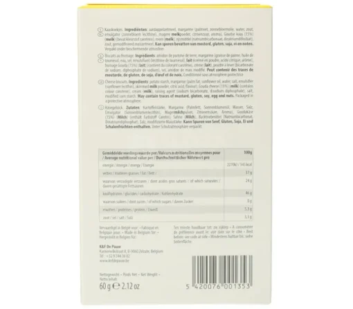 Kaaskoekjes 60 g