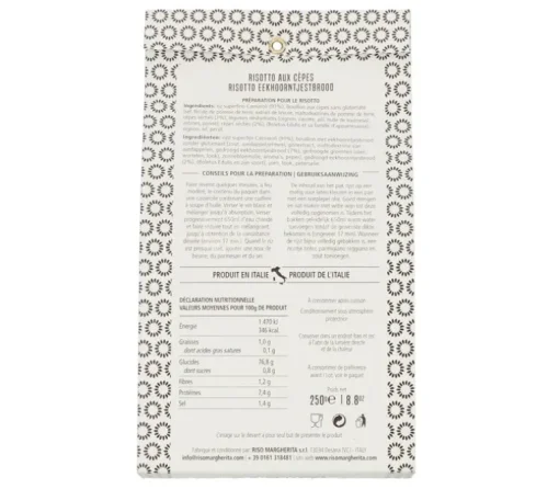 Risotto met eekhoorntjesbrood 250 g