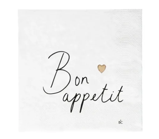 Servietten Bon Appetit 20 pcs 16,5 x 16,5 cm