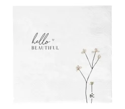 Servietten Hello beautiful 20 pcs 16,5 x 16,5 cm