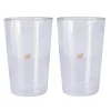 Set van 2 dubbelwandige theeglazen
