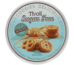 Tivoli Sugar Free Buttercookies Blik 150 g