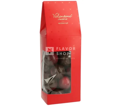 Truffels Rode Gin Lindemans -  Pure  chocolade -  Artisanaal  +/-200  g